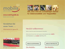Tablet Screenshot of mobilisgmbh.de